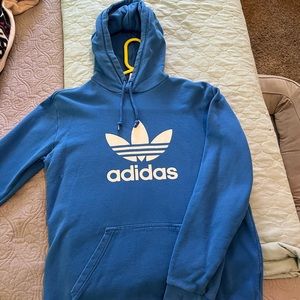 Vintage royal blue adidas hoodie